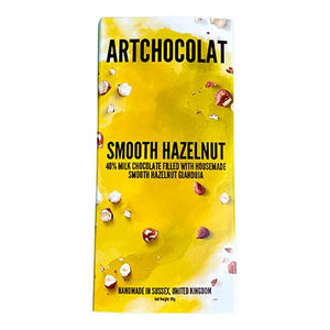 ArtChocolat - Milk Chocolate Smooth Hazelnut Bar, 80g | Pack of 10