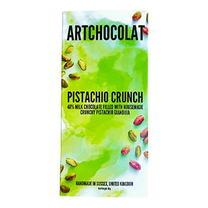 ArtChocolat - Milk Chocolate Crunch Bar, 80g | Pack of 10 | Mulitple Flavours