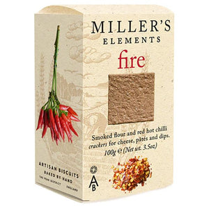 Artisan Biscuits - Miller's Elements Fire Crackers, 125g | Multiple Options