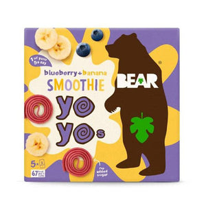 BEAR - Smoothie Fruit Yoyos, 5x20g - Pack of 6 | Multiple Flavours