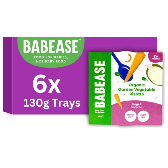 Babease - Organic Garden Vegetable Risotto Pot, 130g  Pack of 6