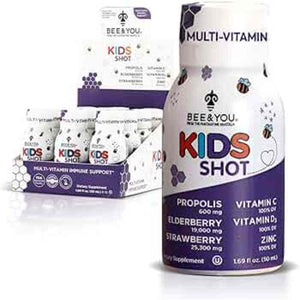 Bee&You - Elderberry Shots for Kids, 50ml | Pack of 12