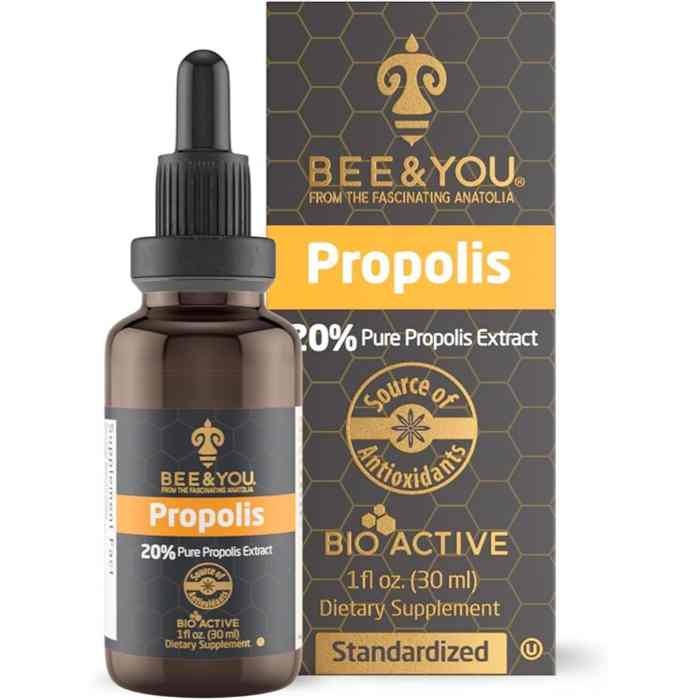 Bee&You - Propolis Extract 20% Drop, 30ml