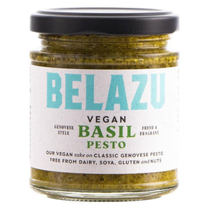 Belazu - Vegan Basil Pesto, 165g | Pack of 6