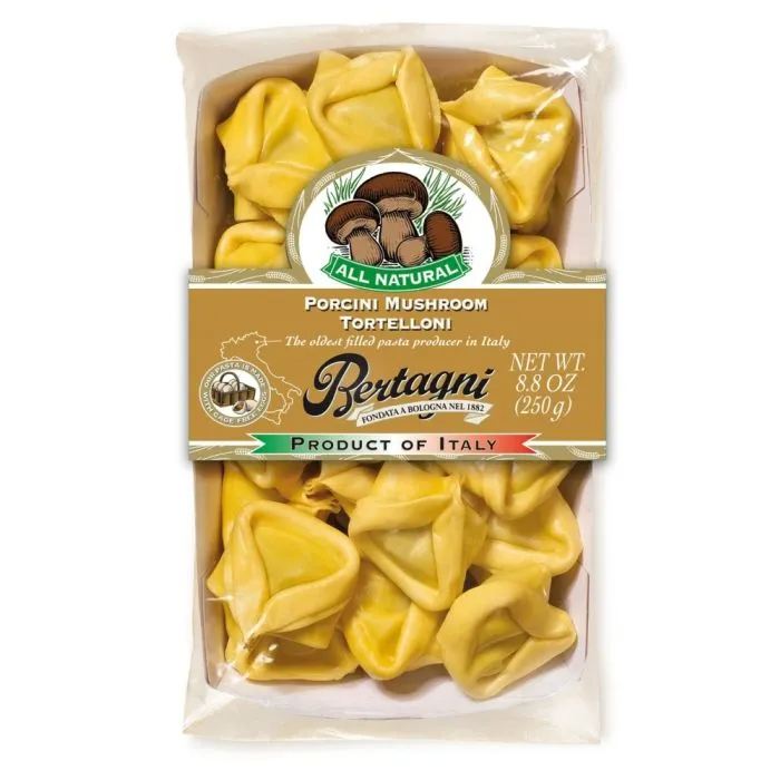 Bertagni - Porcini Mushroom Tortelloni, 250g  Pack of 6