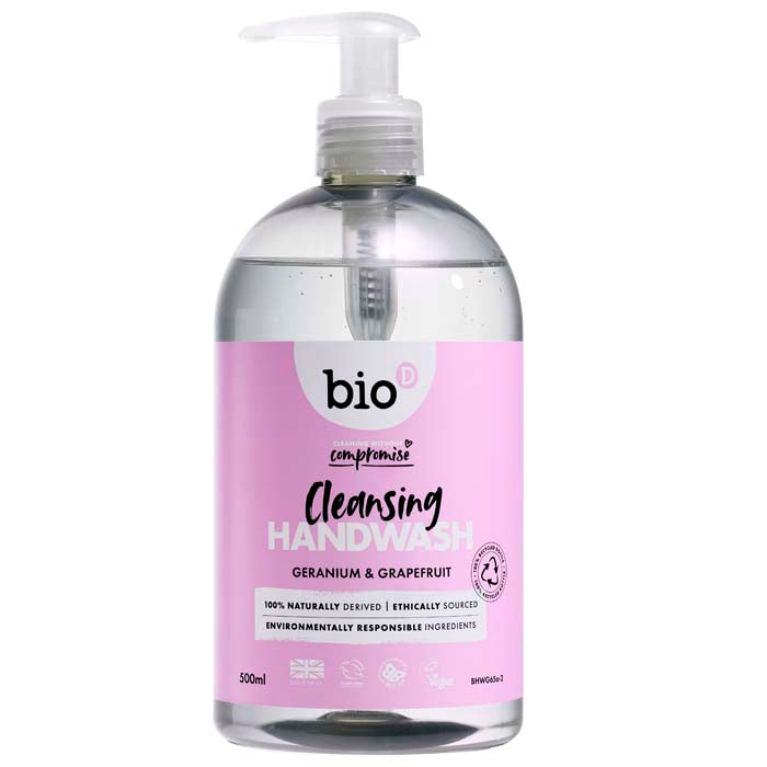 Bio D - Hand Wash - Geranium and Grapefruit, 500ml