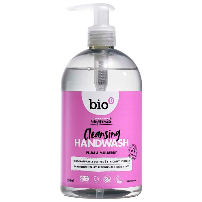 Bio D - Hand Wash - Plum and Mulberry, 500ml