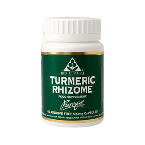 Bio Health - Turmeric Rhizome, 60 Capsules