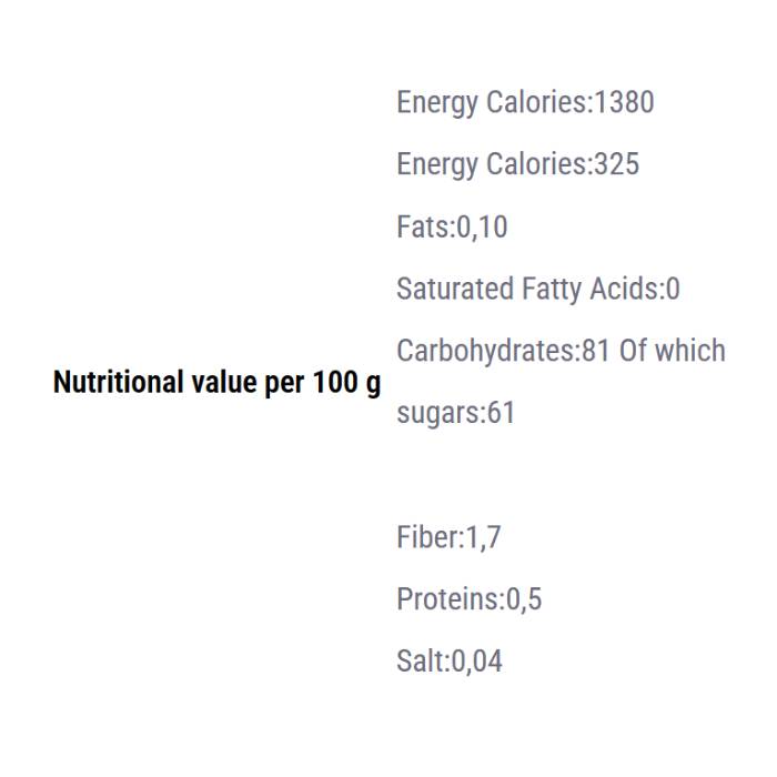 Bio Today - No Bee Honee, 230g - Back