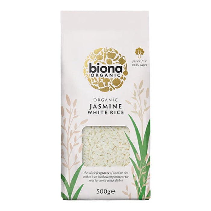 Biona - Organic Jasmine Rice White, 500g