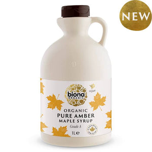 Biona - Organic Pure Maple Syrup Amber, 1L | Multiple Options