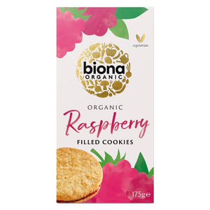 Biona - Organic Raspberry Filled Cookies, 175g
