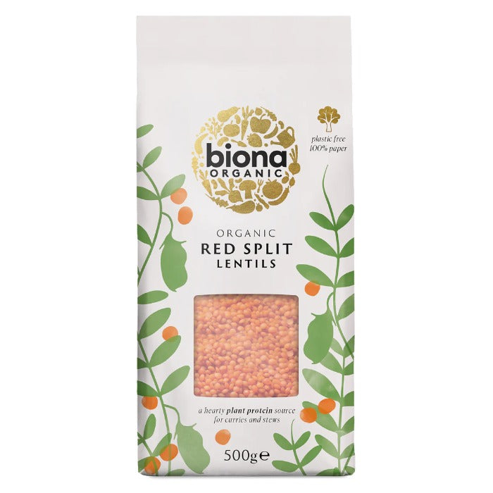 Biona - Organic Spiced Red Lentil Dhal, 250g  Pack of 7