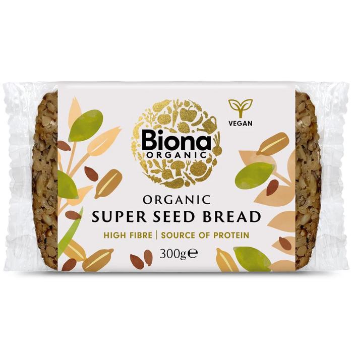 Biona - Organic Super Seed Bread, 300g  Pack of 9