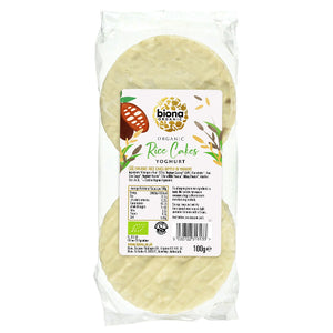 Biona - Organic Yoghurt Coated Rice Cakes, 100g