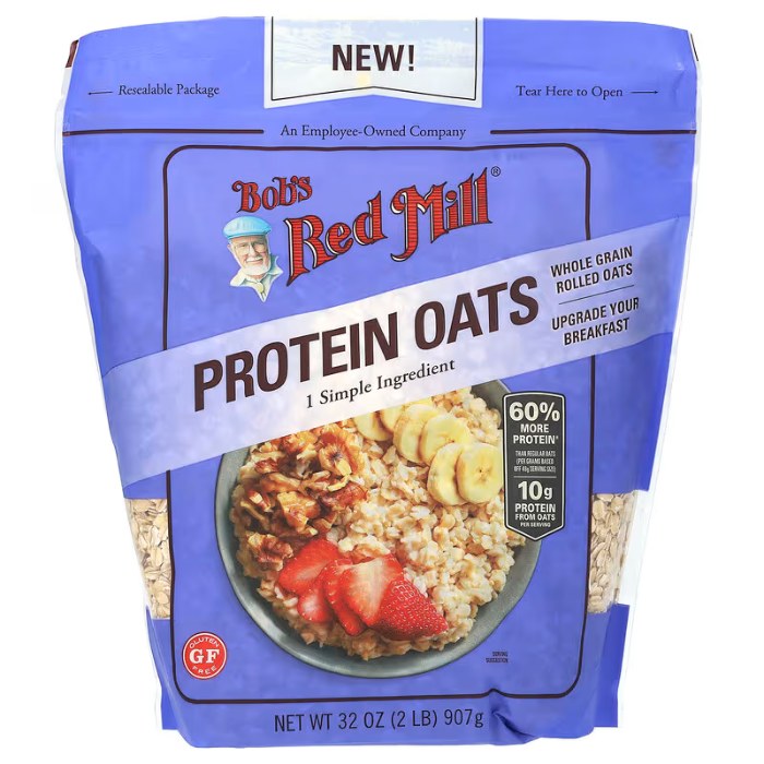 Bob's Red Mill - GF Protein Rolled Oats, 907g