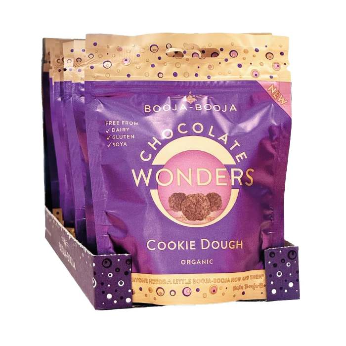 Booja-Booja - Cookie Dough Choc Wonders, 65g - Pack of 8