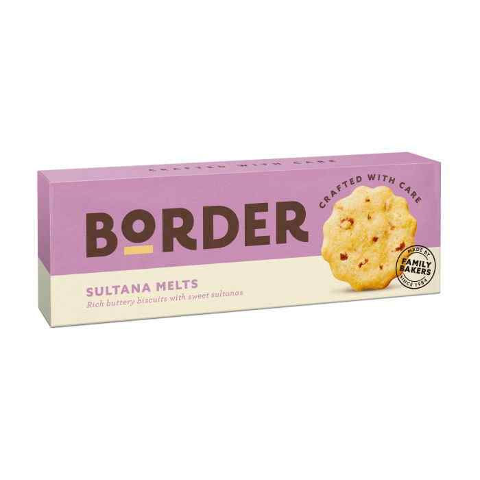 Border Biscuits - Buttery Sultana Melts, 135g