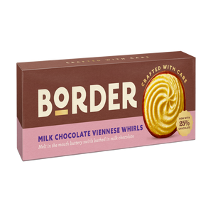 Border Biscuits - Light & Chocolately Viennese Whirls, 150g