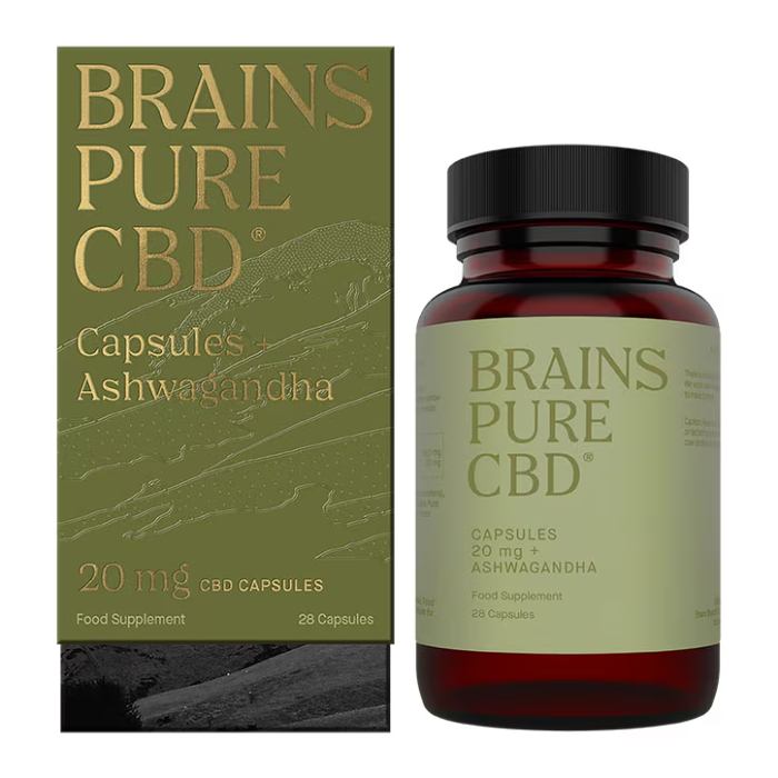 Brains - Ashwaganda + CBD, 28 Capsules