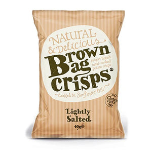 Brown Bag Crisps - Lightly Salted | Multiple Sizes