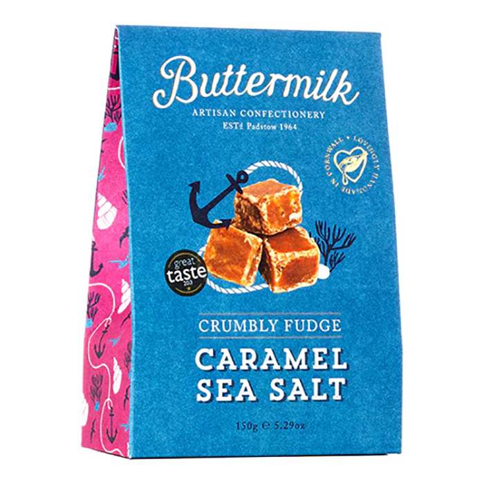 Buttermilk - Caramel & Sea Salt Sharing Box, 150g  Pack of 6