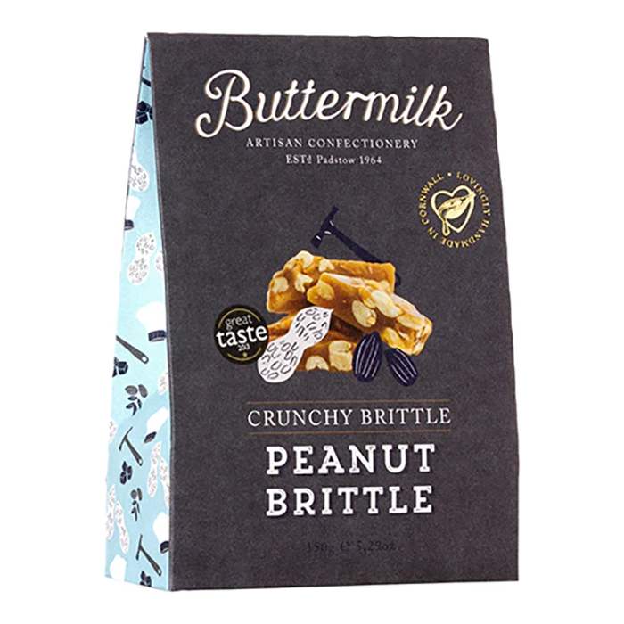 Buttermilk - Crunchy Peanut Brittle Sharing Box, 150g  Pack of 6 