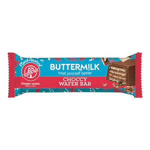 Buttermilk - Plant Powered Gluten Free Vegan Wafer Choc Bar, 38g | Pack of 18