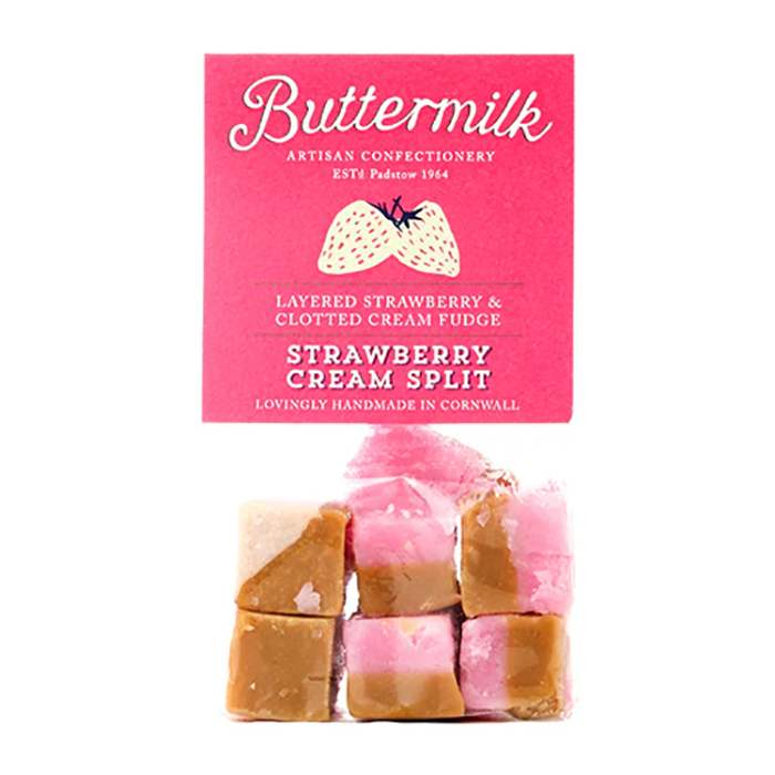 Buttermilk - Strawberry & Cream Grab Bag, 175g  Pack of 16