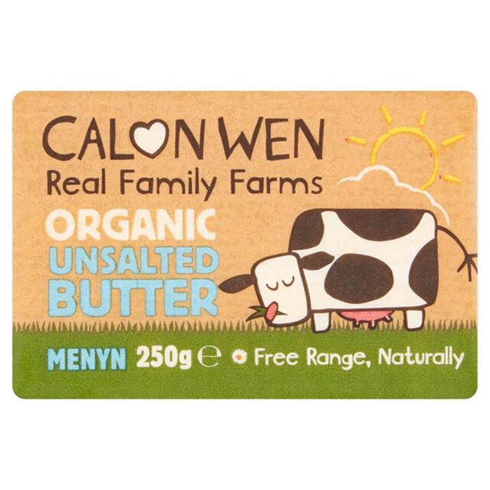 Calon Wen - Unsalted Butter Organic, 250g 