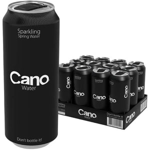 CanO Water - Sparkling Water Resealable Can, 500ml | Pack of 12