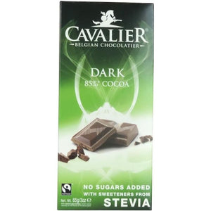 Cavalier - Solid Stevia Dark Tablets, 85g | Pack of 14