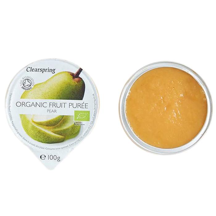 Clearspring - Organic Fruit Puree Organic Pear - 100g - Pack of 18