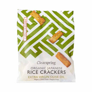 Clearspring - Organic Japanese Rice Crackers, 50g | Multiple Flavours | Pack of 12