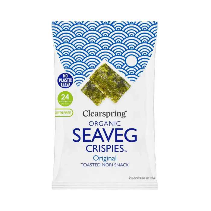 Clearspring - Organic Seaveg Crispies - Original, 4g