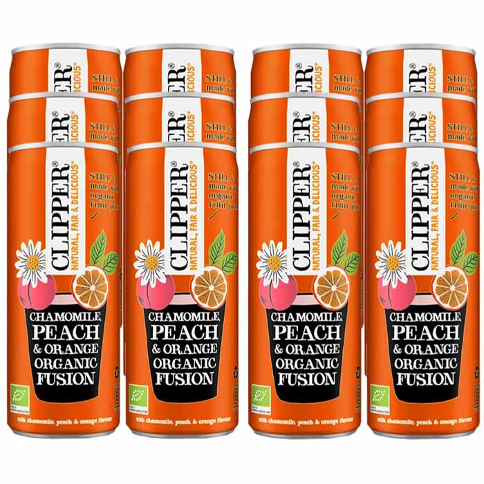 Clipper - Chamomile Peach and Orange Organic Fusion, 250ml | Pack of 12