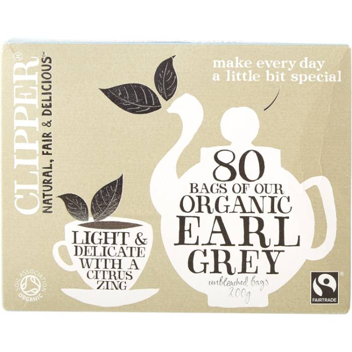 Clipper - Fairtrade Organic Earl Grey Tea Bags, 200g