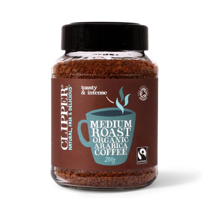 Clipper - Medium Roast Arabica Coffee, Organic & Fairtrade ,200g