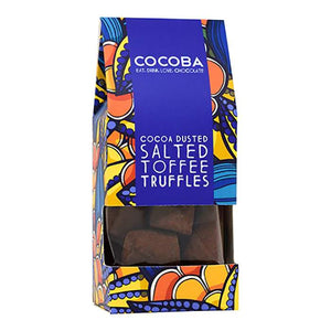 Cocoba - Cocoa Dusted Salted Toffee Truffles, 175g | Pack of 8