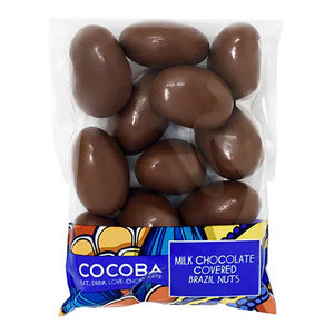 Cocoba - Milk Chocolate Brazil Nuts, 150g | Pack of 8