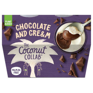 Coconut Collaborative - Chocolate & Cream Dairy Free Dessert, 4 x 60g