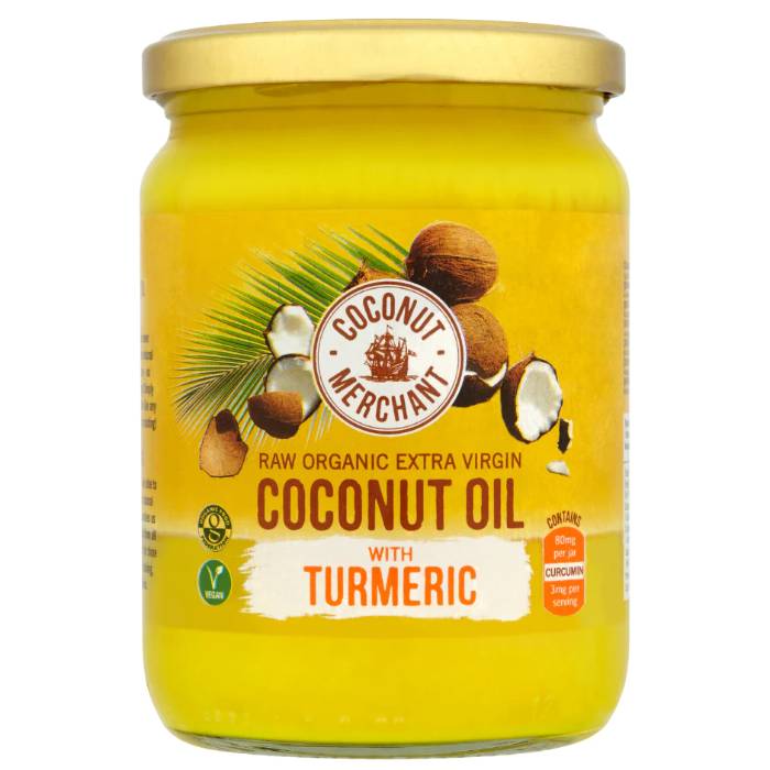 Coconut Merchant - Organic Extra Virgin Coconut Oil With Turmeric, 500ml