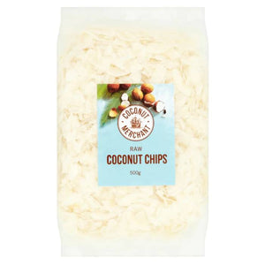 Coconut Merchant - Organic Plain Coconut Flakes, 500g