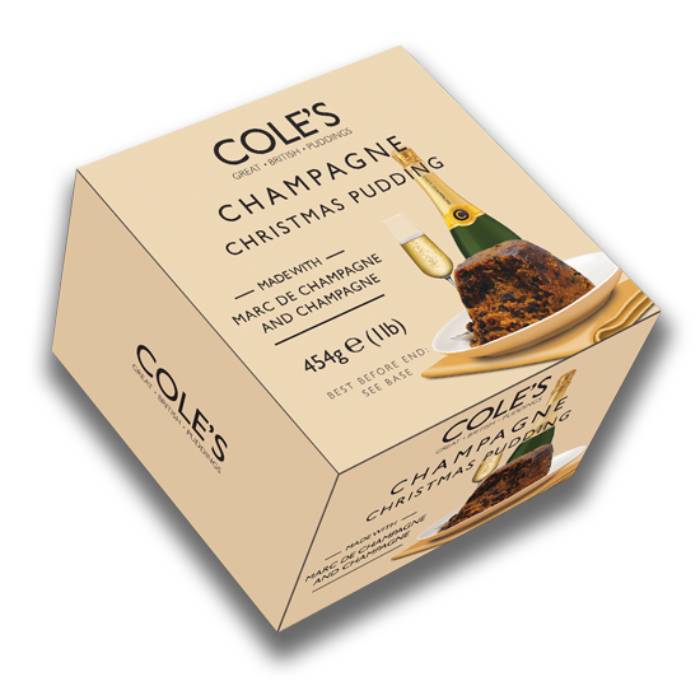 Cole's - Champagne Christmas Pudding, 454g