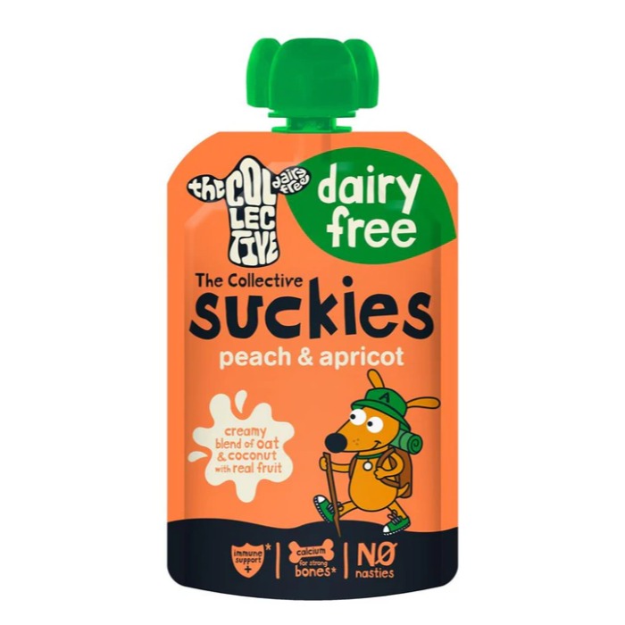 Collective - Dairy Free Suckies Peach and Apricot, 85g  Pack of 6