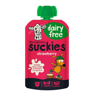 Collective - Dairy Free Suckies Strawberry, 85g | Pack of 6