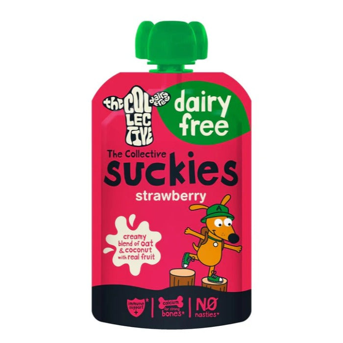 Collective - Dairy Free Suckies Strawberry, 85g  Pack of 6