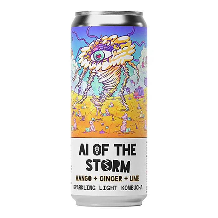 Counter Culture - Kombucha Soda ,AI of the Storm Mango + Ginger + Lime 330ml