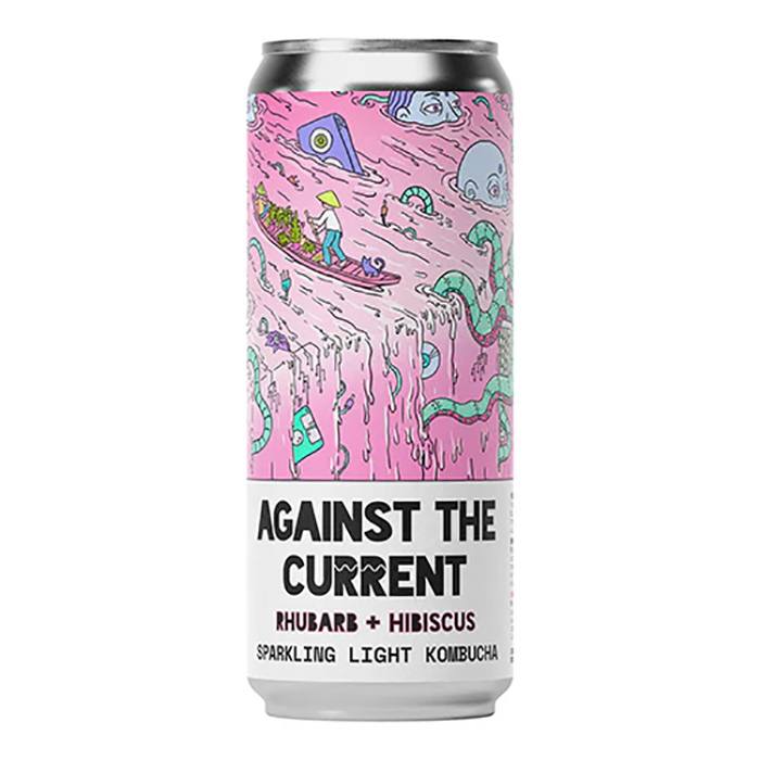 Counter Culture - Kombucha Soda, Against the Current Rhubarb + Hibiscus 330ml