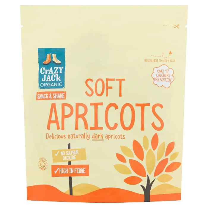 Crazy Jack Organic - Ready to Eat Apricots, 30g